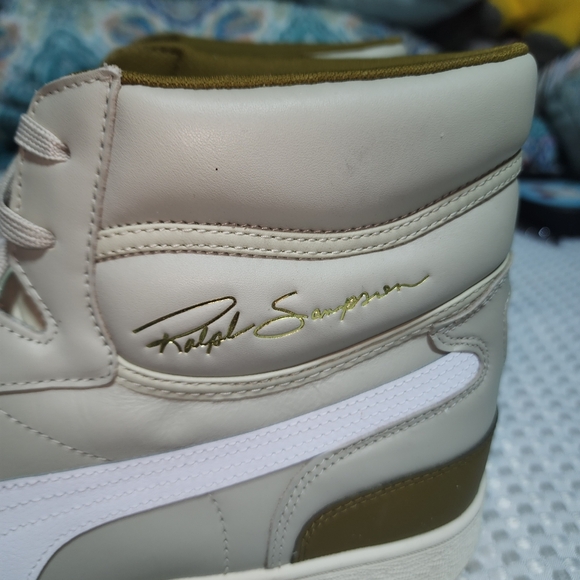 PUMA NWT MENS SZ 17 RALPH SIMPSON HIGHTOP MID LEATHER X TS TRAINER SNEAKER SHOES - Picture 2 of 12